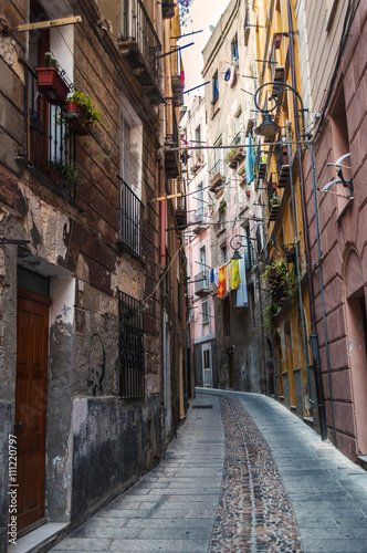 Calles del centro histórico de Cagliari