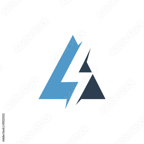 electric vector logo icon