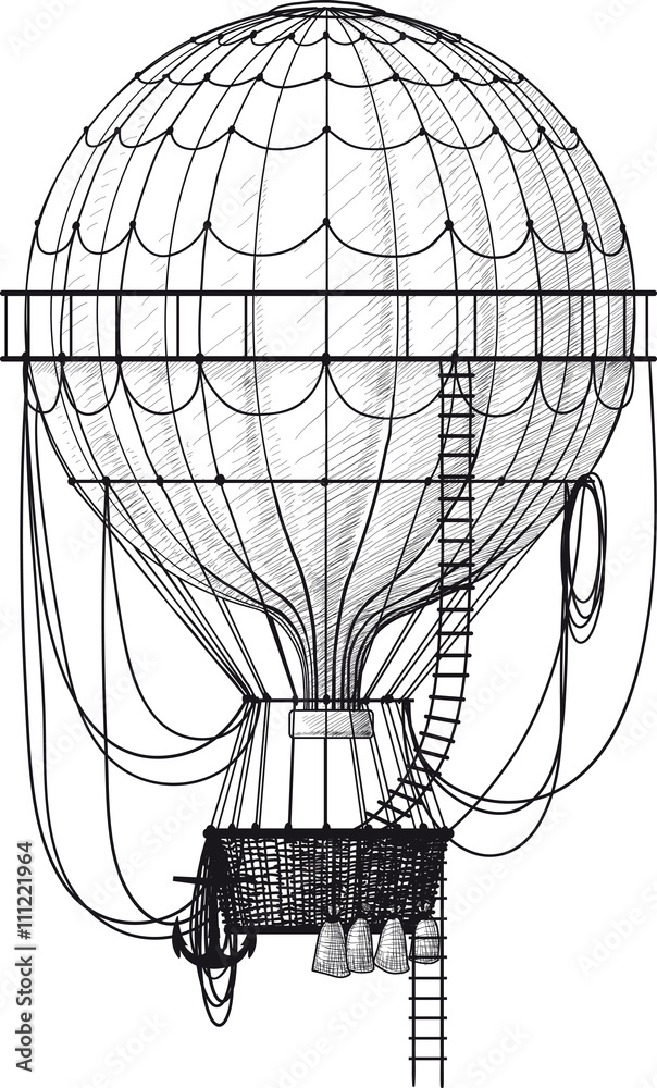 Obraz premium Old Air Balloon
