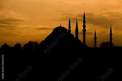 new mosque silhouette