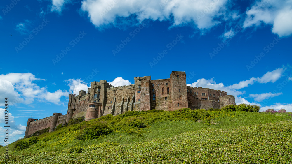Fototapeta premium Bamburgh Castle, Northumberland, England