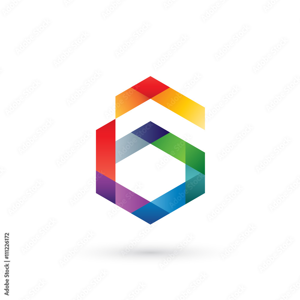 Colorful Hexagon Letter G Logo Colorful Hexagon Letter G Logo