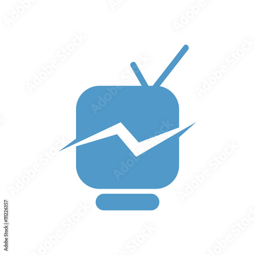 TV logo icon Vector