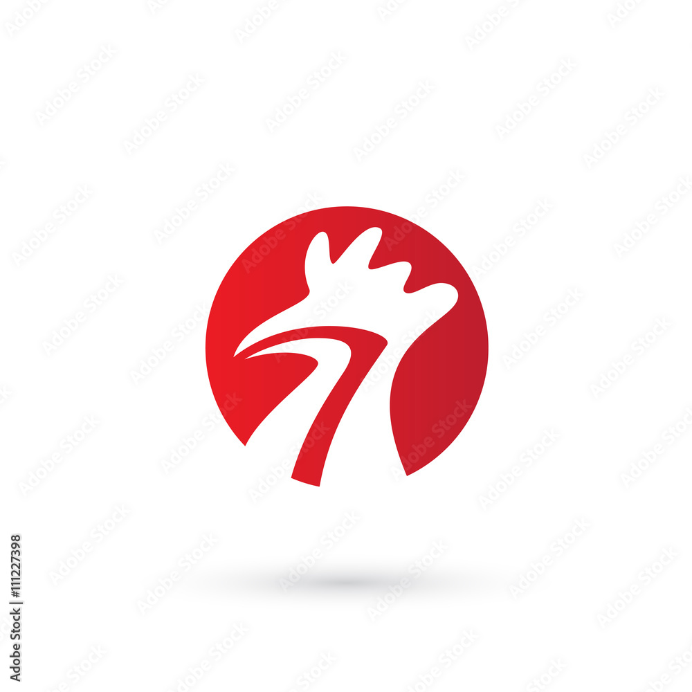 Rooster Head Logo Rooster Head Logo
