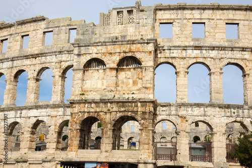 Pula, Croatia - Roman amphitheatre - detail