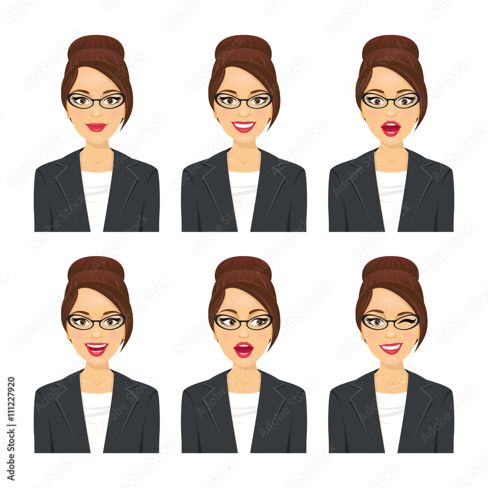 Bộ biểu cảm Vector hình người phụ nữ kinh doanh sẽ giúp cho bạn có thể tạo ra những biểu tượng Avatar hoạt hình sống động và đẹp mắt. Với các icon Avatar đầy tính cách riêng biệt, bạn sẽ có thể tạo ra những hình ảnh độc đáo và thu hút sự chú ý từ khán giả.