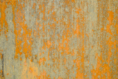 Wooden surface painted abstract orange wood background