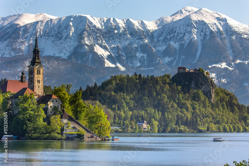 Bled, Slovenia - small church on the island