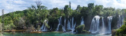 Kravica waterfall panorama  Bosnia and Herzegovina