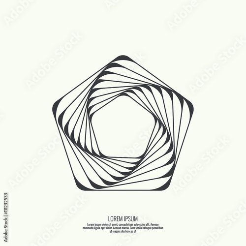 Abstract background with geometric shapes