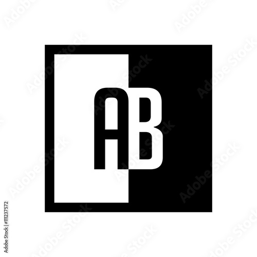 initial square half logo 