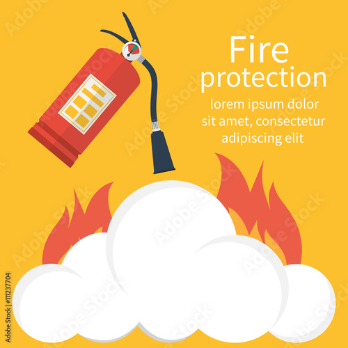 Fire protection vector