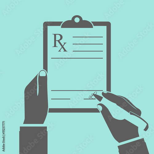Doctor writing prescription