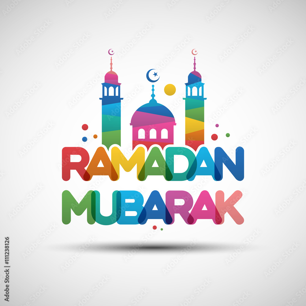 Ramadan Mubarak greeting card design Ramadan Mubarak greeting card design