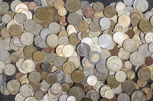 Old coins background
