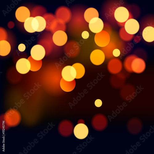 Bokeh Lights Background vector photo