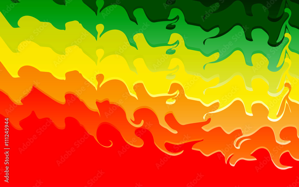 Obraz premium Fire color background abstract art vector 