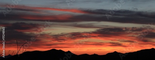 Beautiful Arizona Desert Sunset 