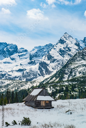 Hala Gasienicowa in Tatra Mountains, spring season