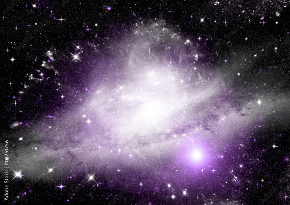 Obraz premium galaxy in a free space