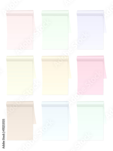Color notepad set