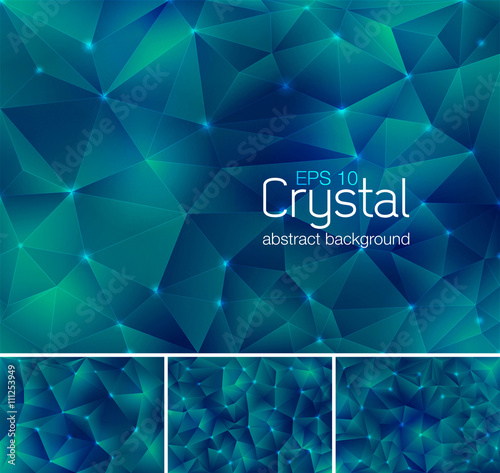 Crystal abstract background