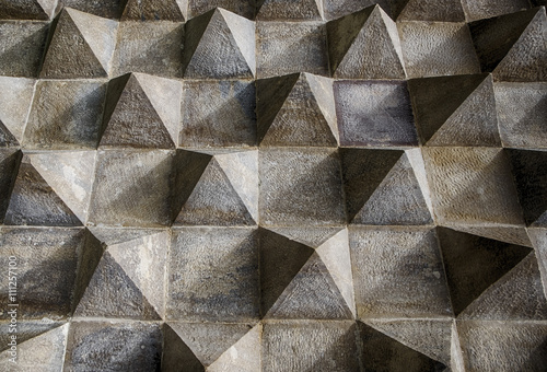 Pyramid Pattern Architectural Detail