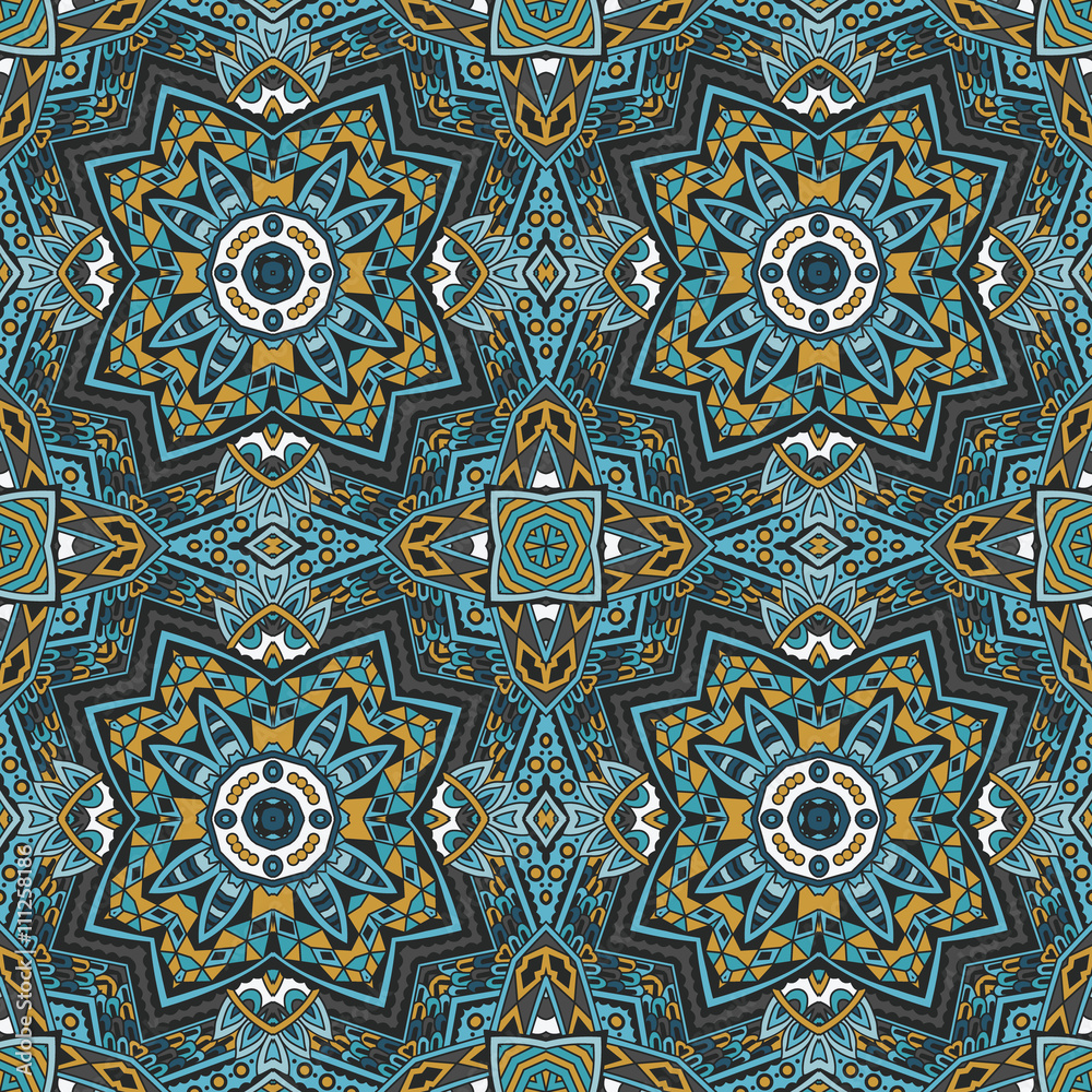 seamless vector mosaic abstract Geometric print