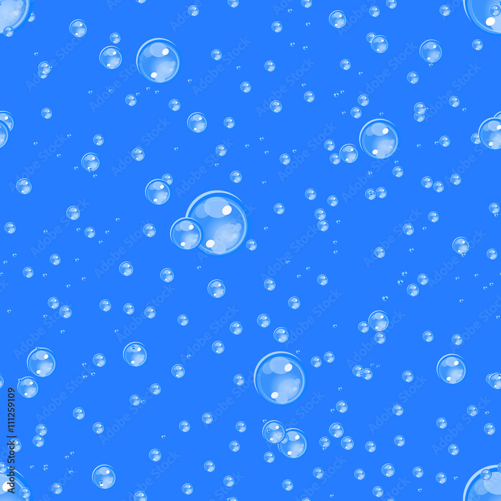 Seamless water bubbles