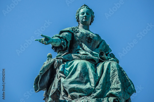 Maria Theresia Monument  in Vienna  Austria.