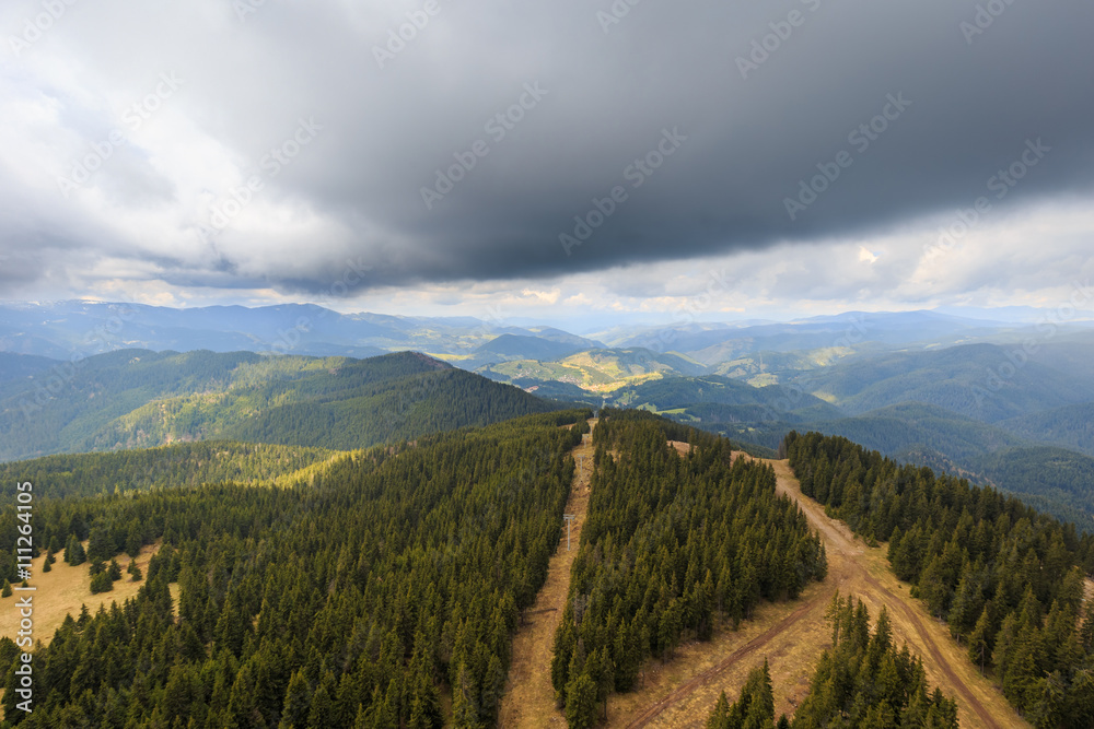 Dramatic mountain view Dramatic mountain view