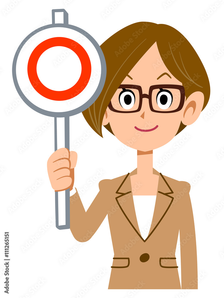 眼鏡をかけてスーツを着た女性が正解の札を出す
正解,成功,マル,ビジネスウーマン,女性,ビジネス,オフィスレデイ,スーツ,オフィス,会社,会社員,新入社員,若い,人物,上半身,OK,大丈夫,クイズ,丸,良い,問題,答え,回答,ベ