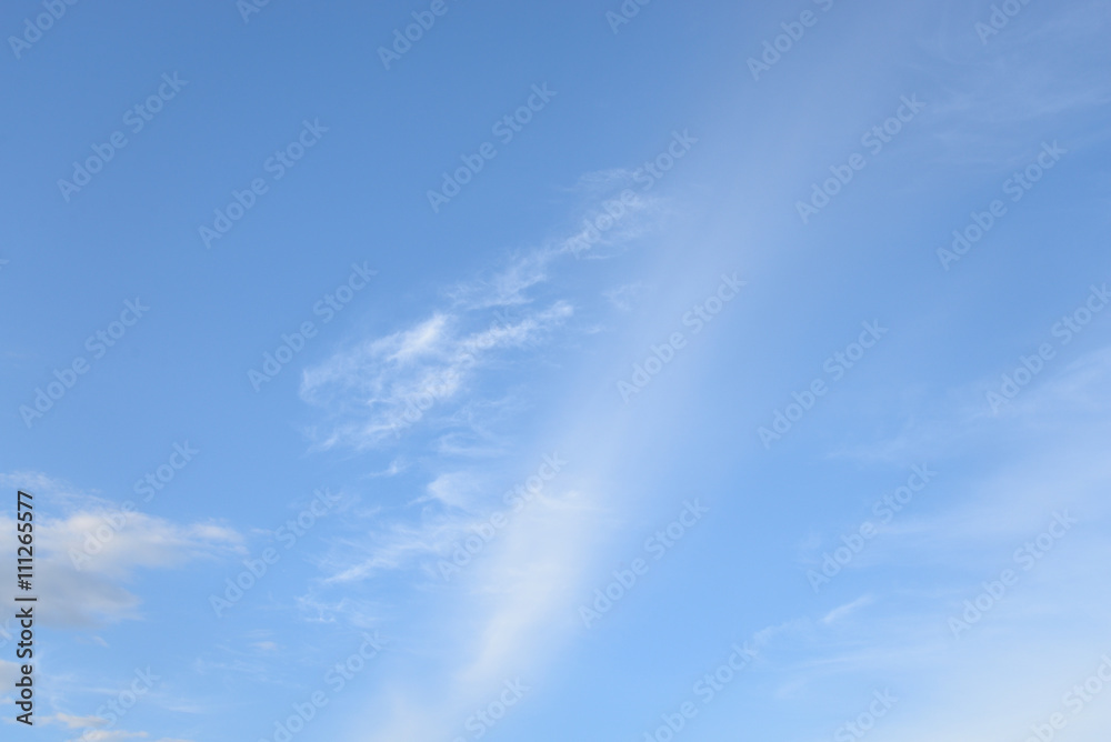 Blue sky with spindrift clouds. Blue sky with spindrift clouds.