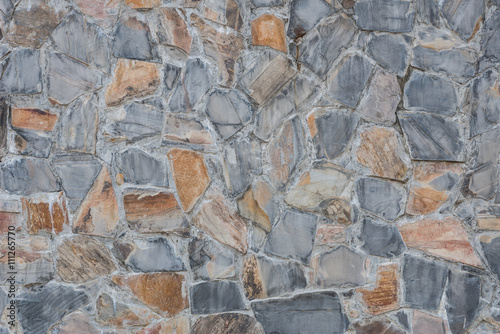 pattern of decorate Slate Stone wall