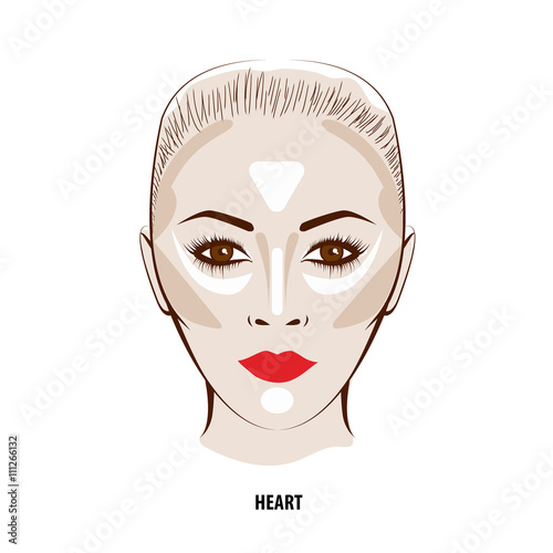 Contour and Highlight makeup.