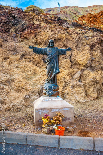  Jesus Christ the Reedemer statue in Tenerife, Canary Islands photo
