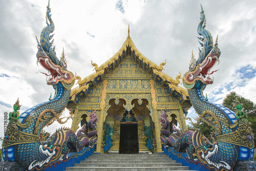 Buddhist temple, Wat Rong Suea Ten in Chiang Rai ,Thailand