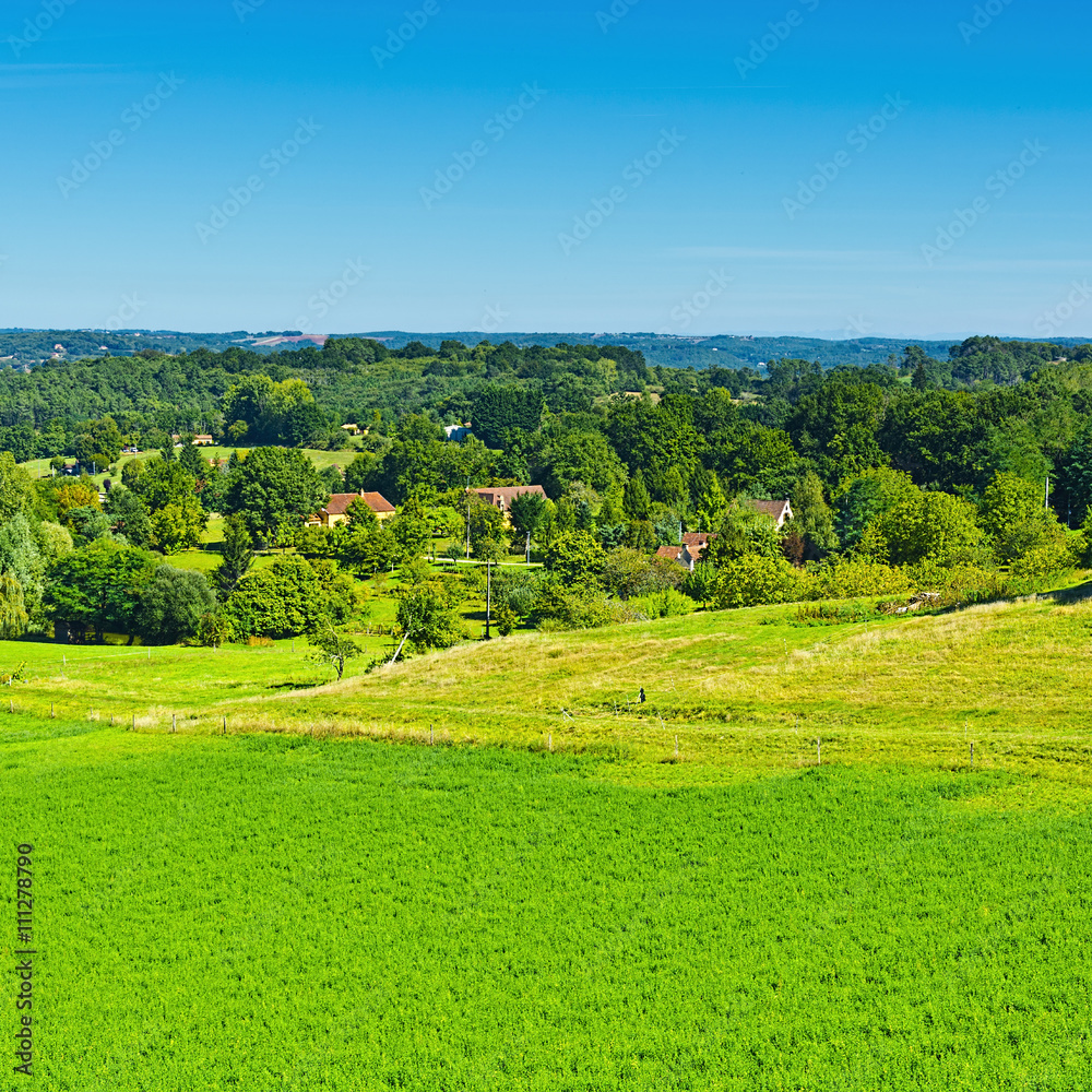 Small Village StockFoto Adobe Stock