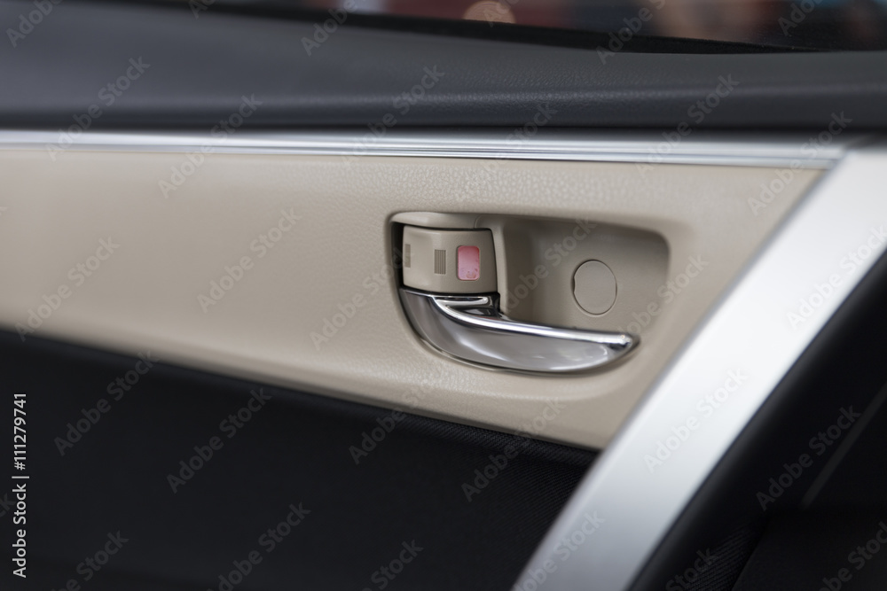 door handle inside of new car