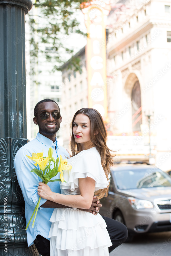 Naklejka premium Awesome Romantic Couple