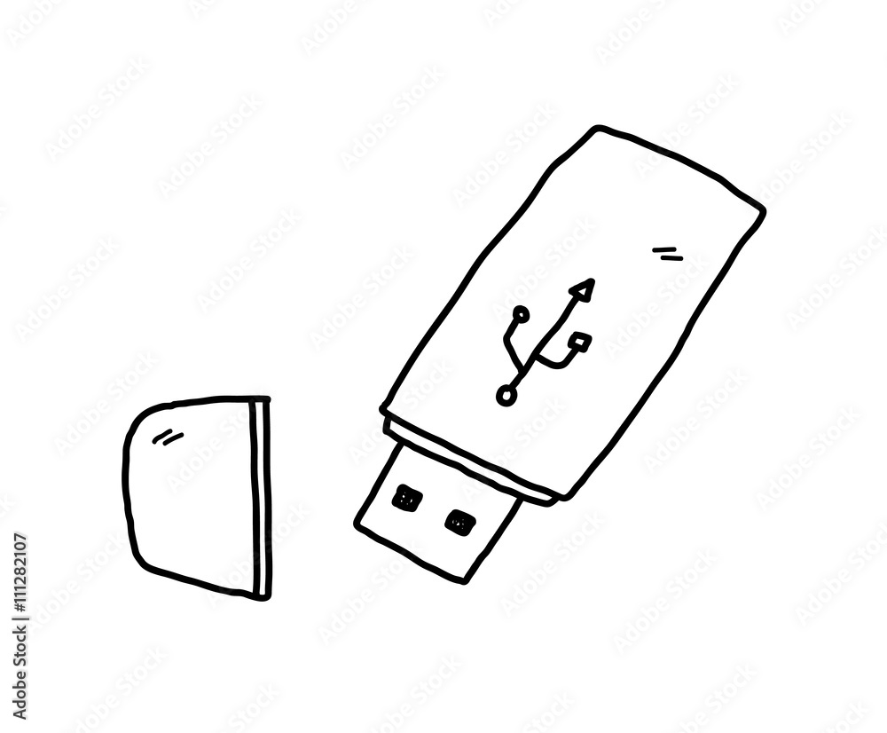 Usb drive icon image Stock Vector by ©grgroupstock 128311876