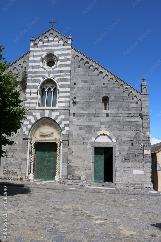 Church of San Lorenzo in Porto Venere in Italy