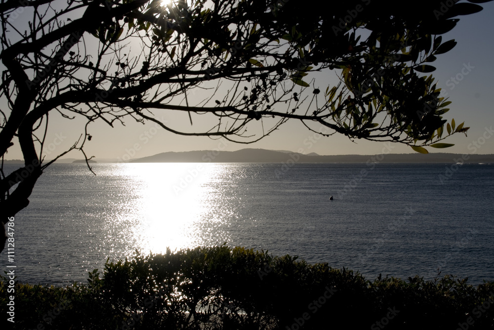Abendstimmung an der australischen Ostküste Abendstimmung an der australischen Ostküste