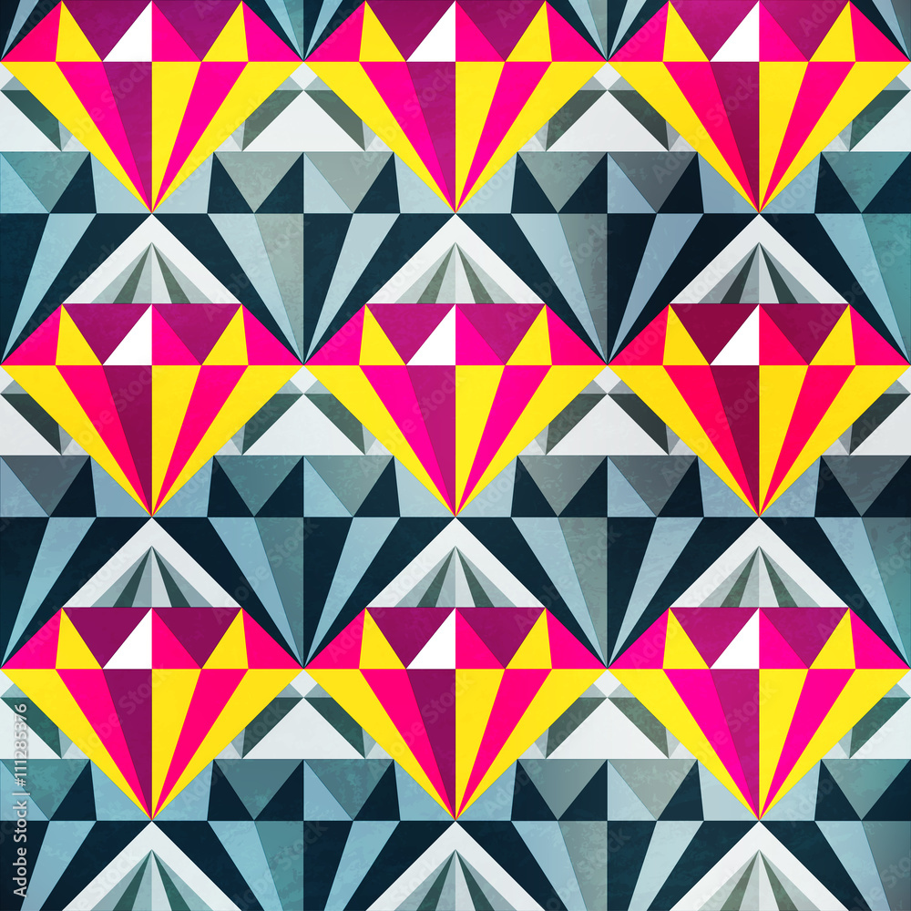 bright diamonds seamless pattern bright diamonds seamless pattern