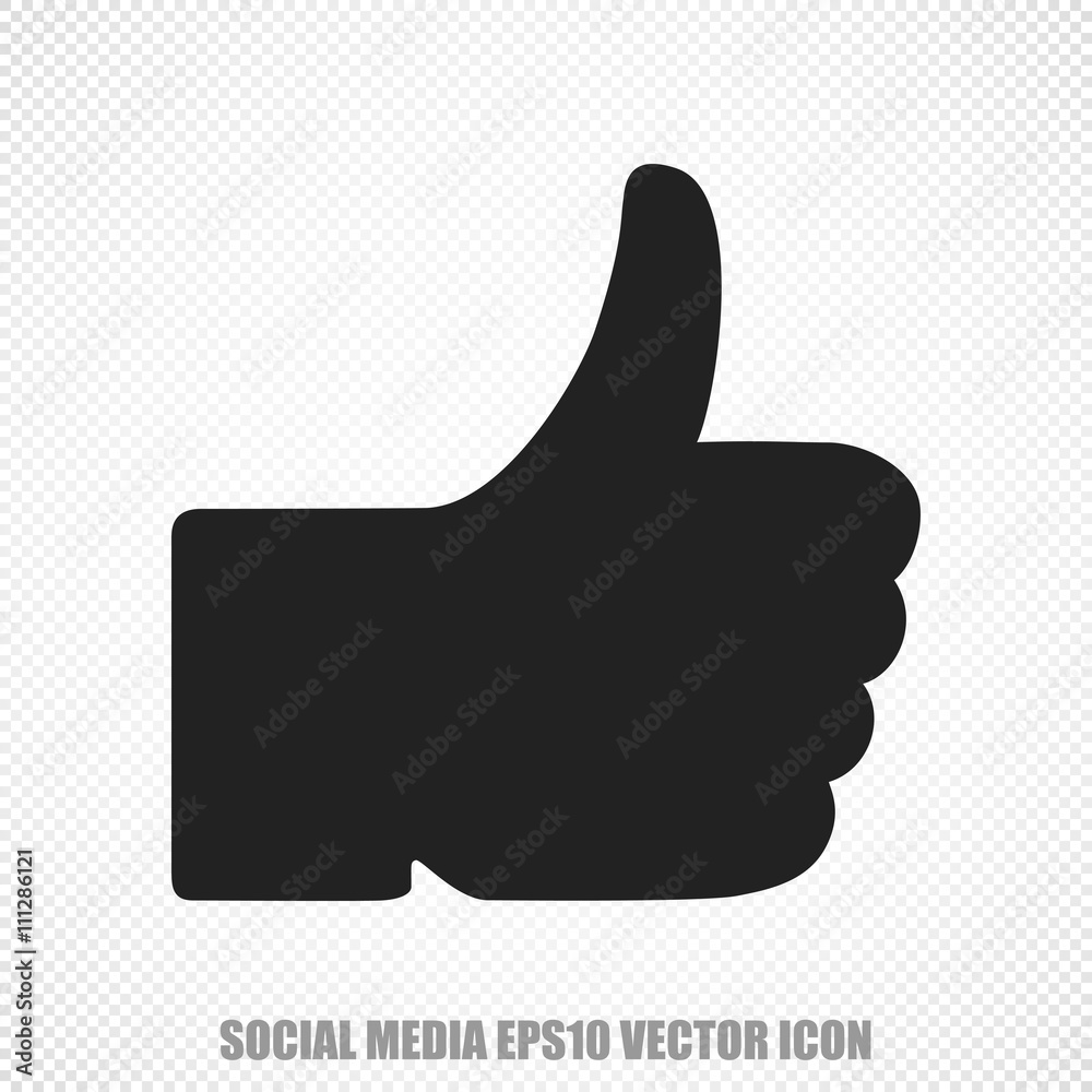 Social media vector Thumb Up icon. Modern flat design. Social media vector Thumb Up icon. Modern flat design.