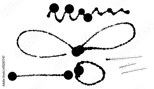 Primitive simple retro pattern with stars