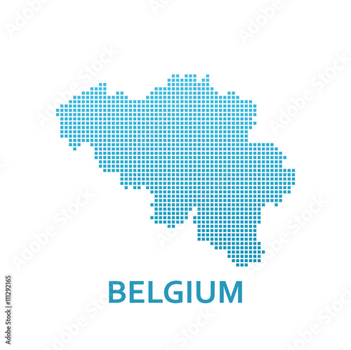 Pixel Map of Belgium
