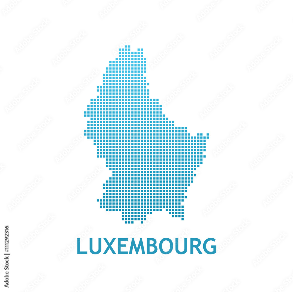 Pixel Map of Luxembourg