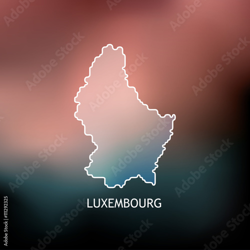Map of Luxembourg