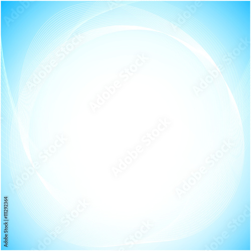 Blue Background with Round Light Area